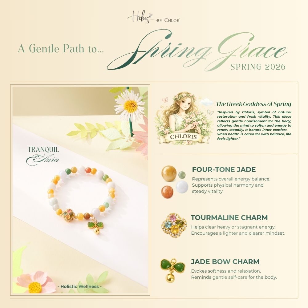 Four - Tone Jade Tranquil Aura Bracelet 994399