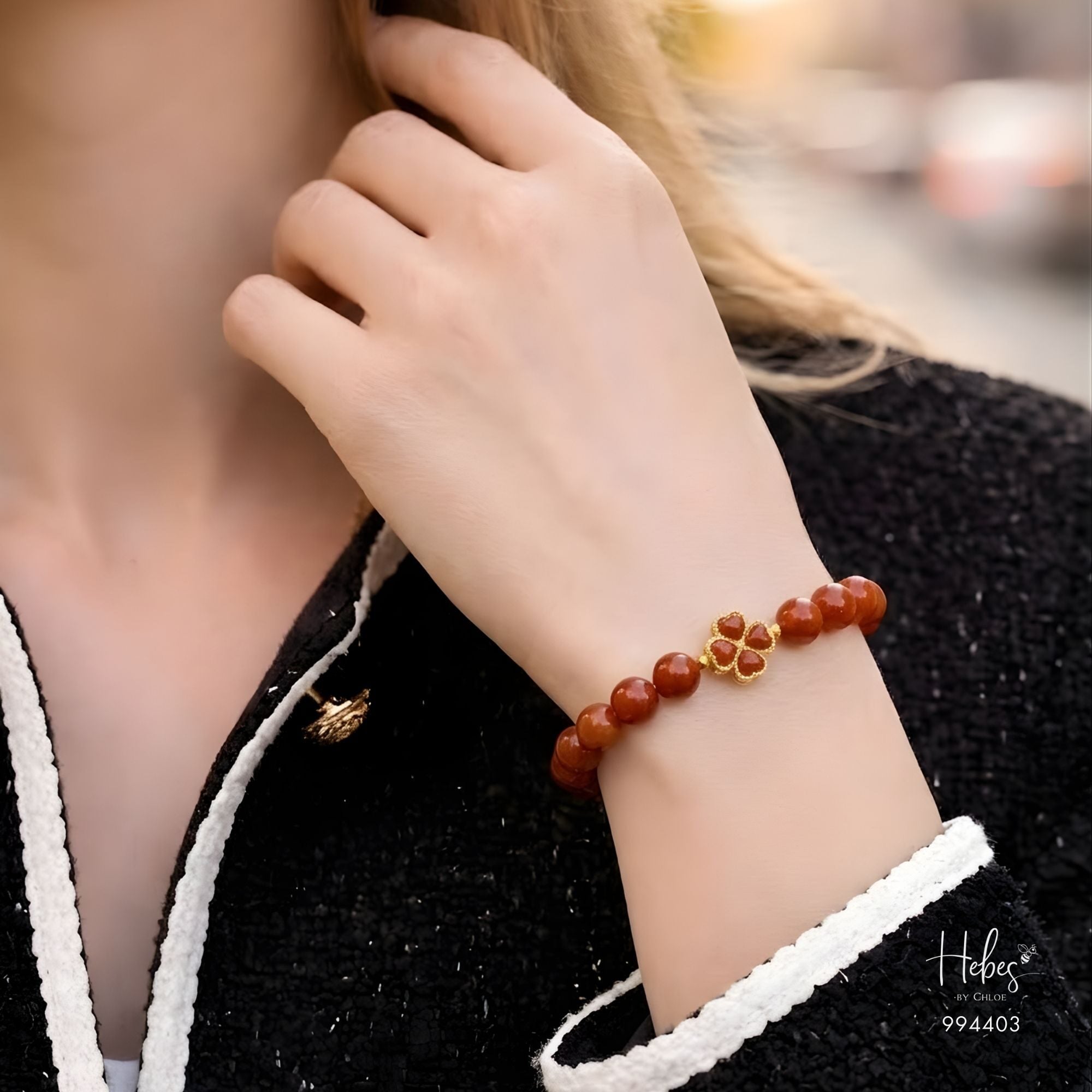 Red Jade Tranquil Core Bracelet 994403