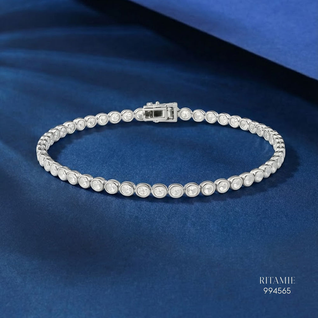 The Bezel Lumiere Moissanite - 2.5mm Tennis Bracelet 994565