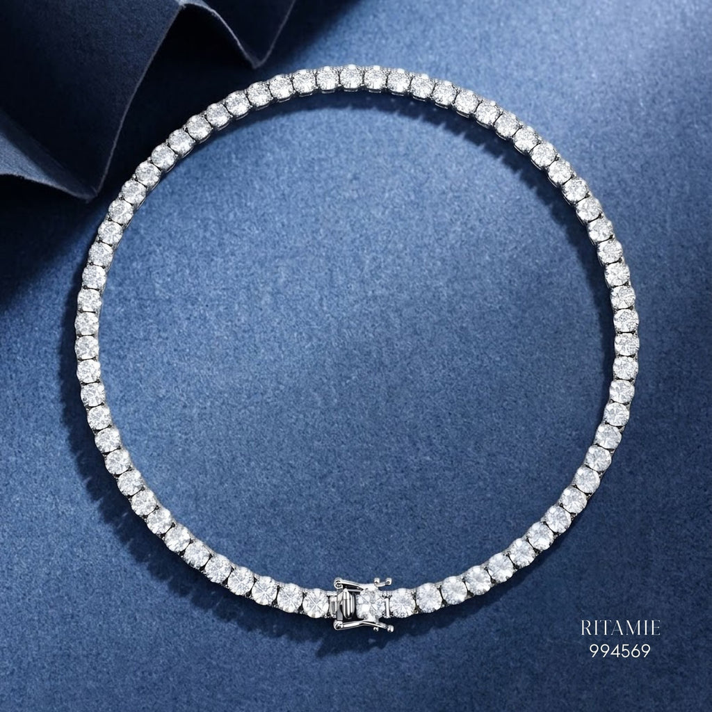The Majestic Imperial Tennis Silver Necklace 994569