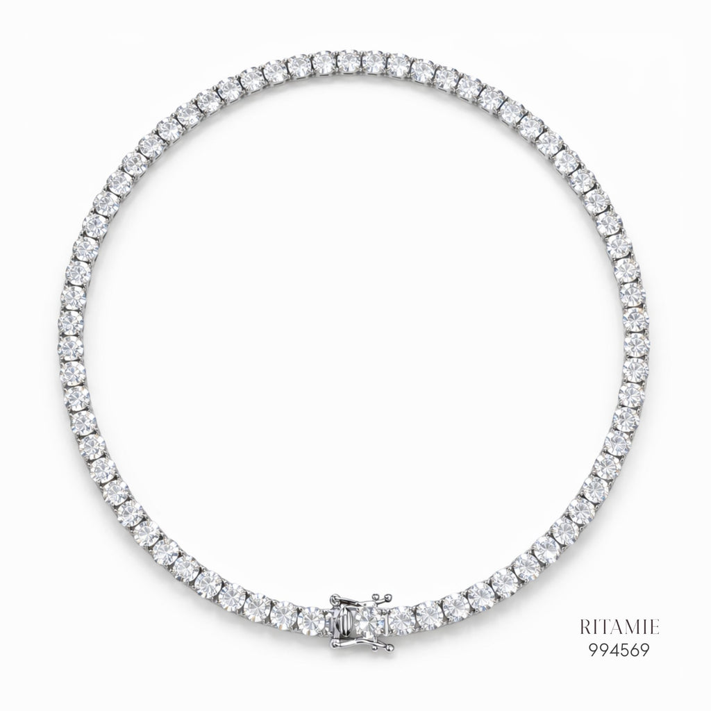 The Majestic Imperial Tennis Silver Necklace 994569