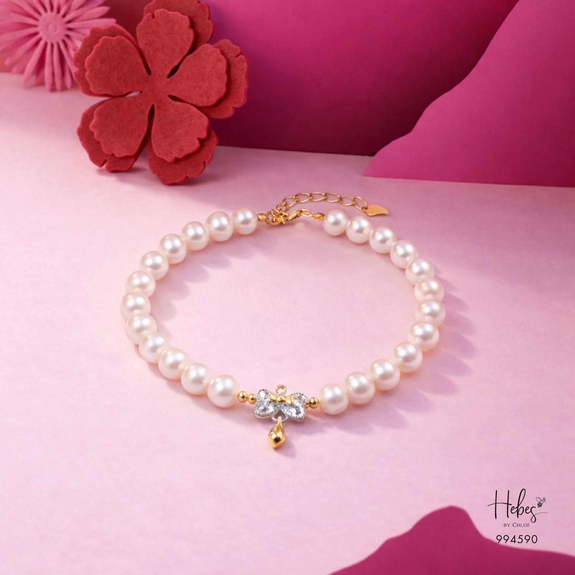 Freshwater Pearl Grace Drop Bracelet 994590