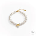 Glimmer Pearl Harmony Knot Light Bracelet 994593