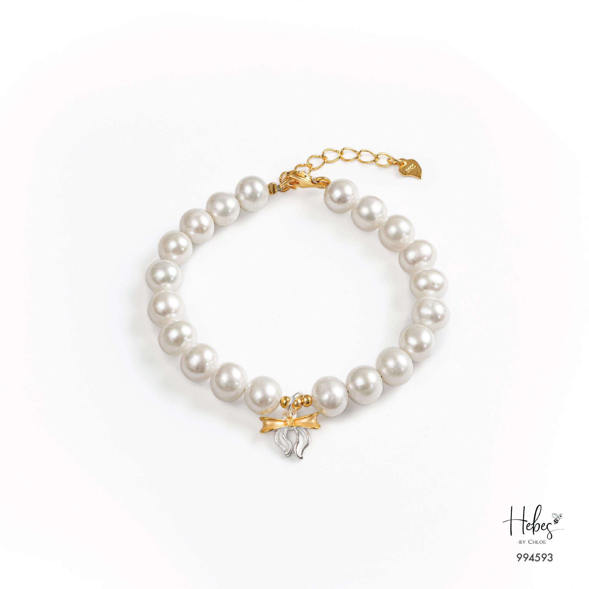 Glimmer Pearl Harmony Knot Light Bracelet 994593