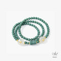Three -Wraps Turquoise Bracelet 994630
