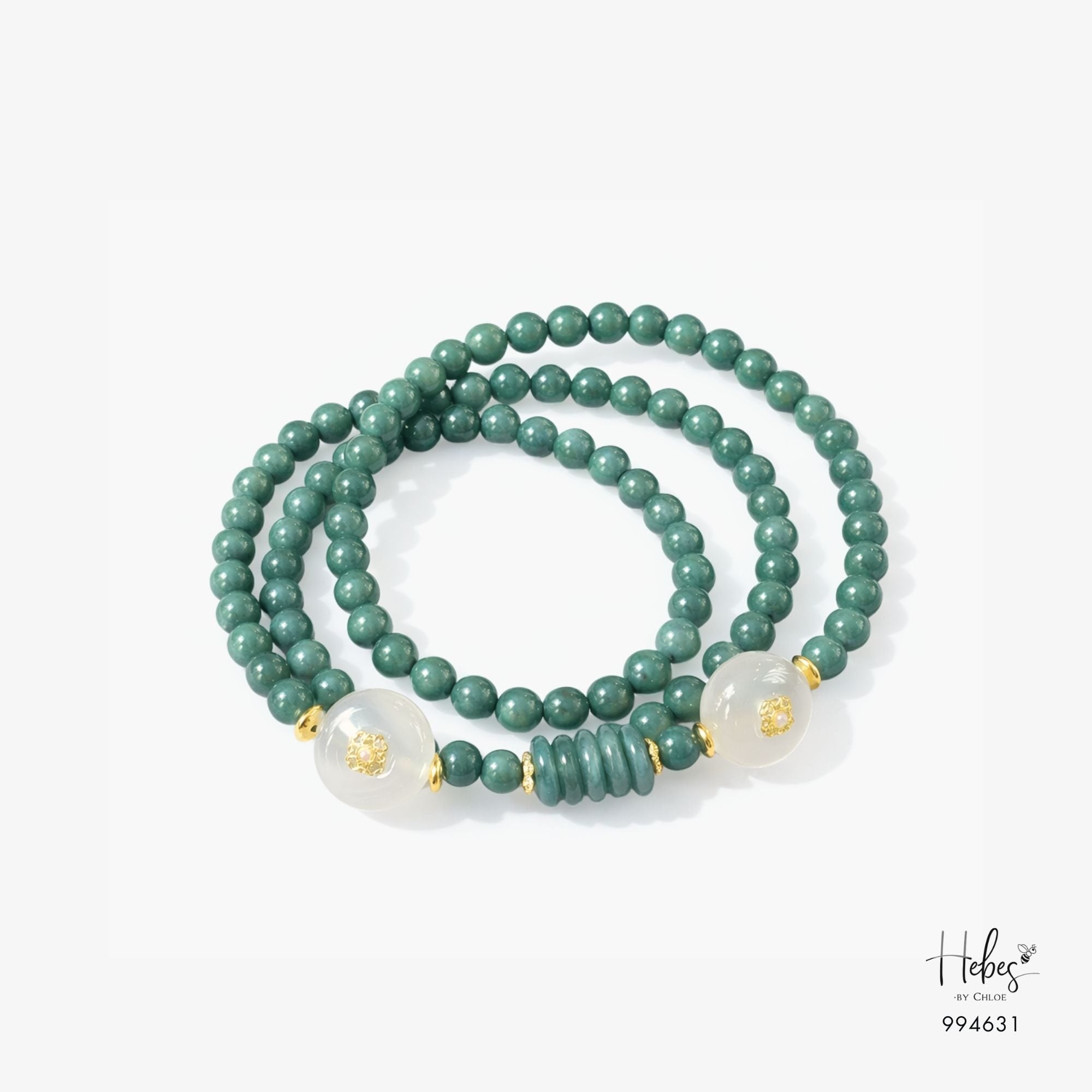 Three -Wraps Turquoise Bracelet 994630