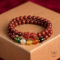 Cinnabar Pixiu Five-Gods Bracelet 994652