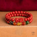 Cinnbar Pixiu Five-Gods Bracelet 994653