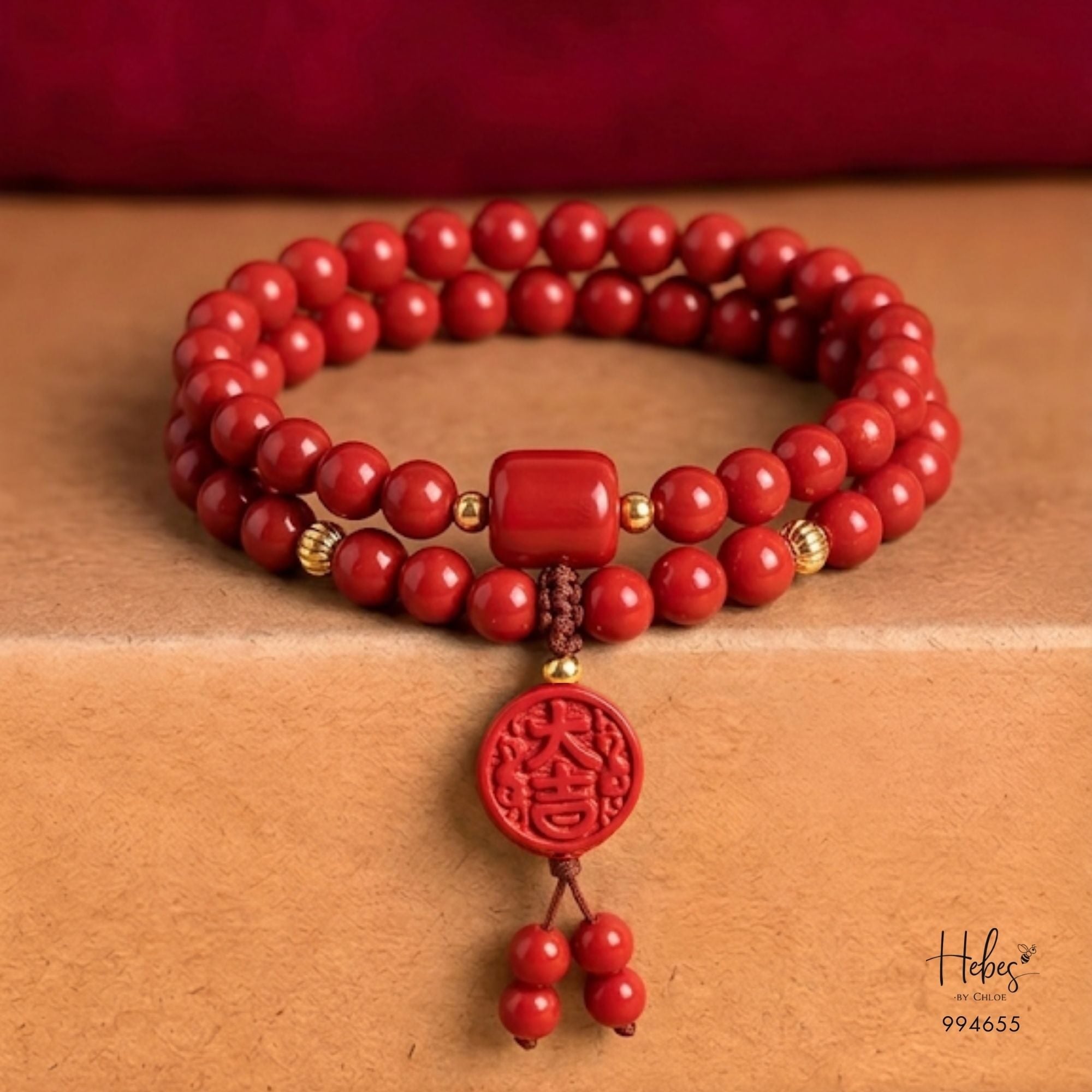 Cinnabar Lu Feng Bracelet 994655