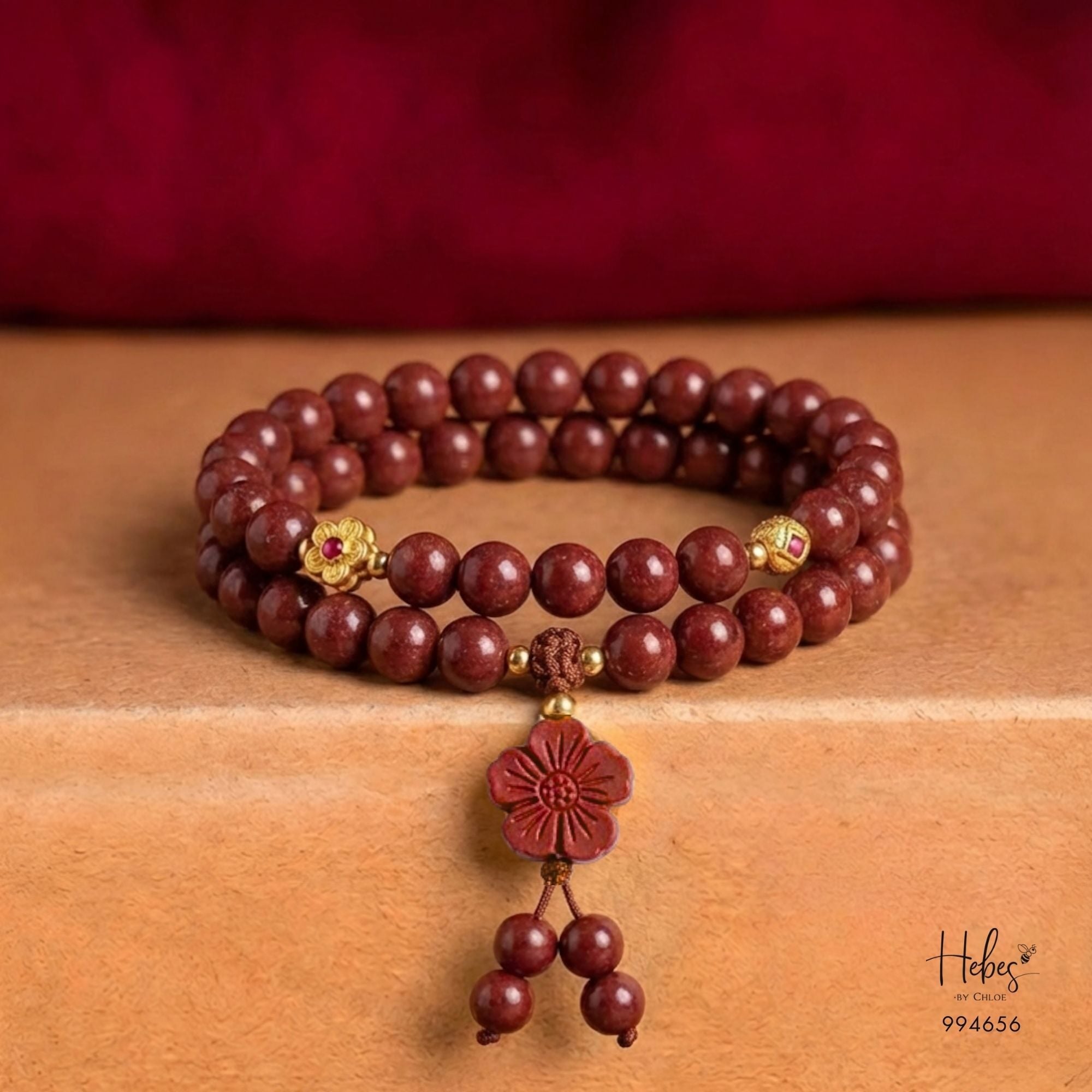 Cinnabar Cherry Blossom Bracelet 994656