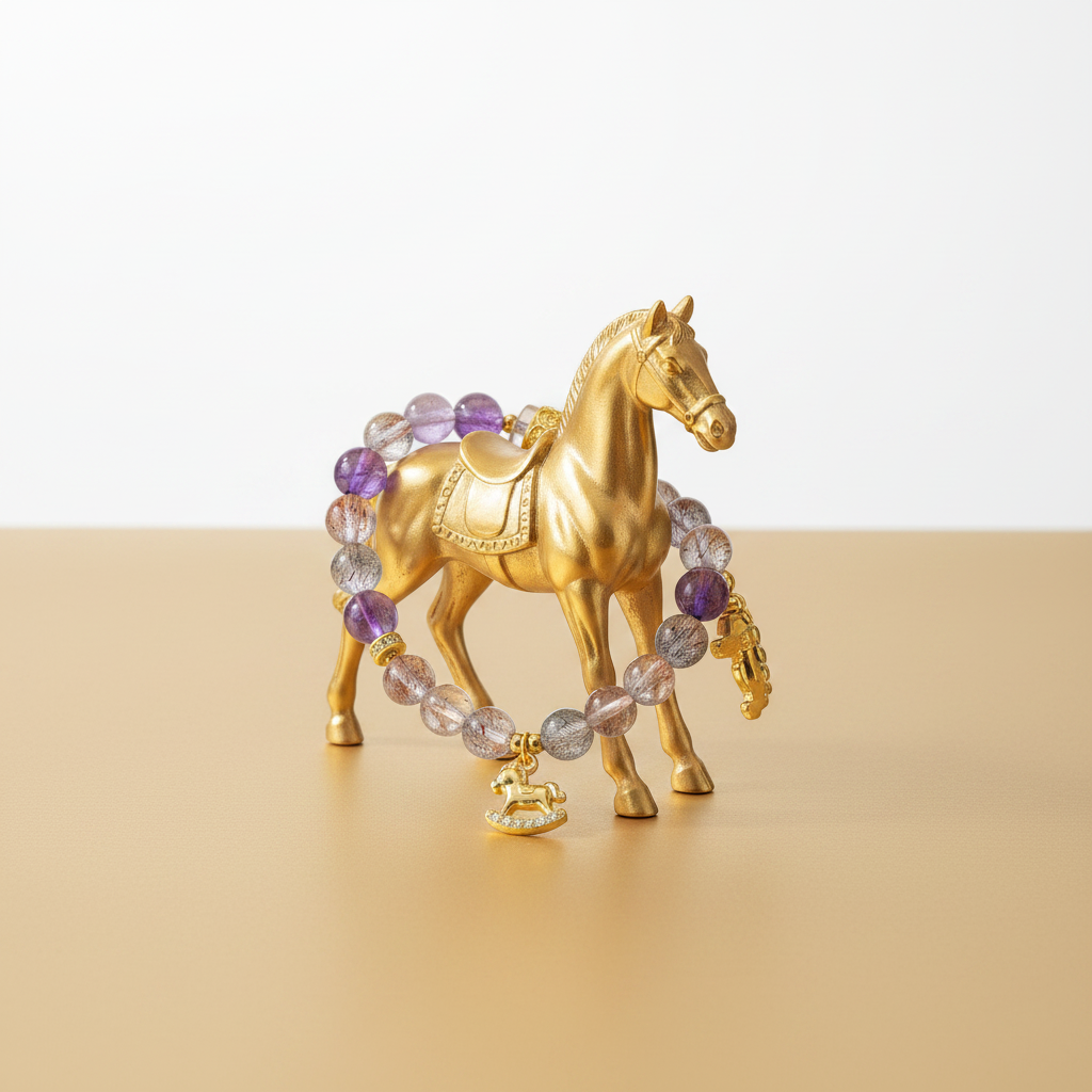 Super Seven Lucky Horse Bracelet 994748