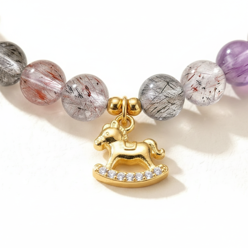 Super Seven Lucky Horse Bracelet 994748