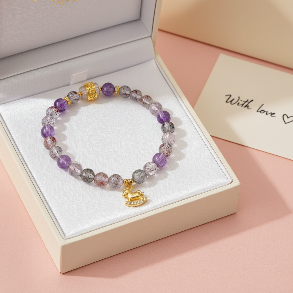 Super Seven Lucky Horse Bracelet 994748