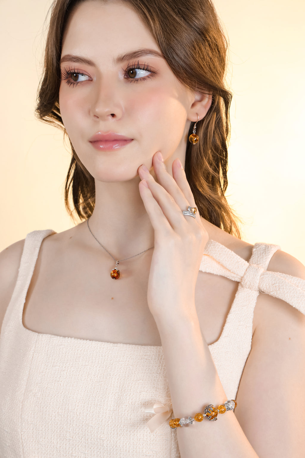 Autumn Glow Amber Sunlight Bracelet 9990252