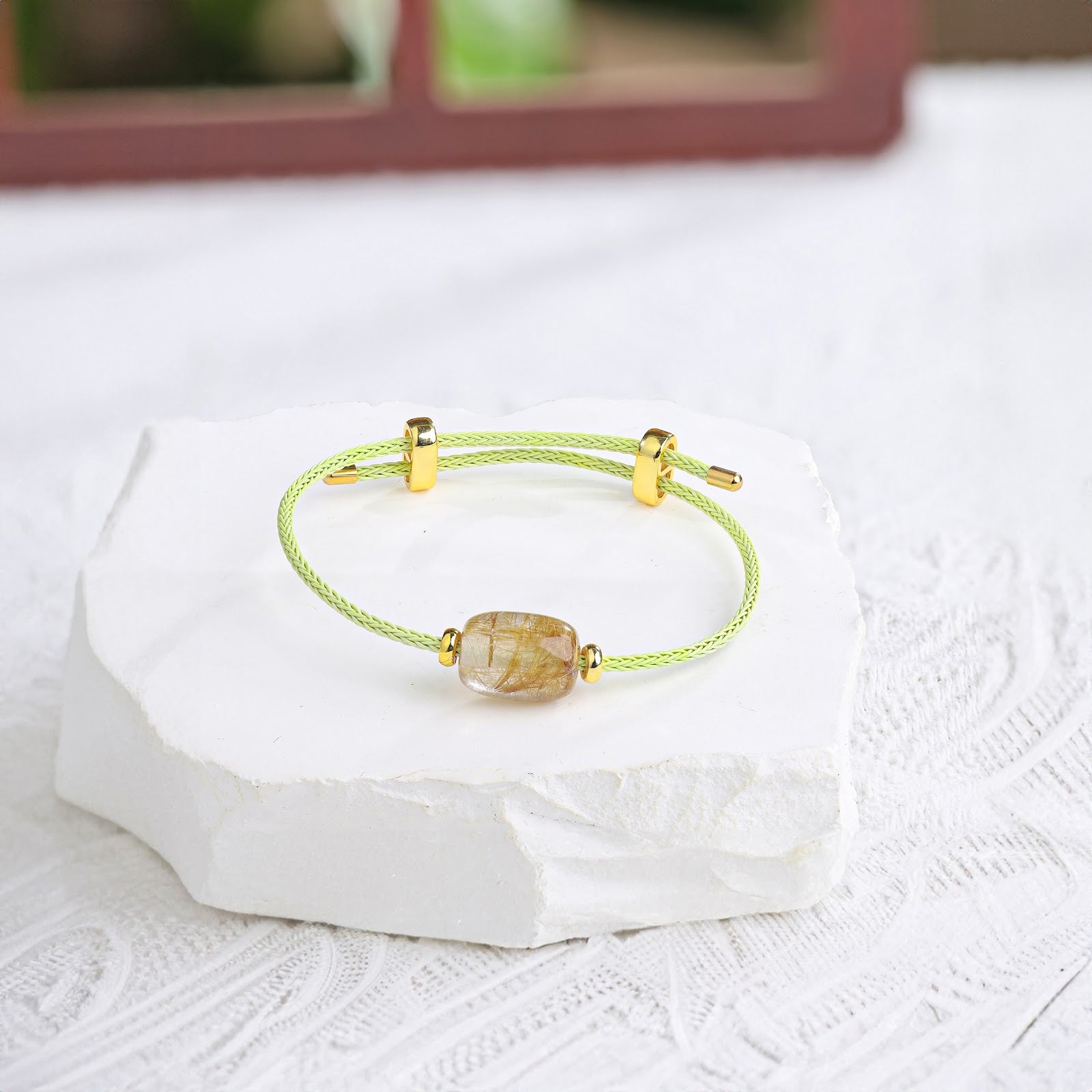 Hebes Yellow Rutilated Quartz Bracelet HC90286L
