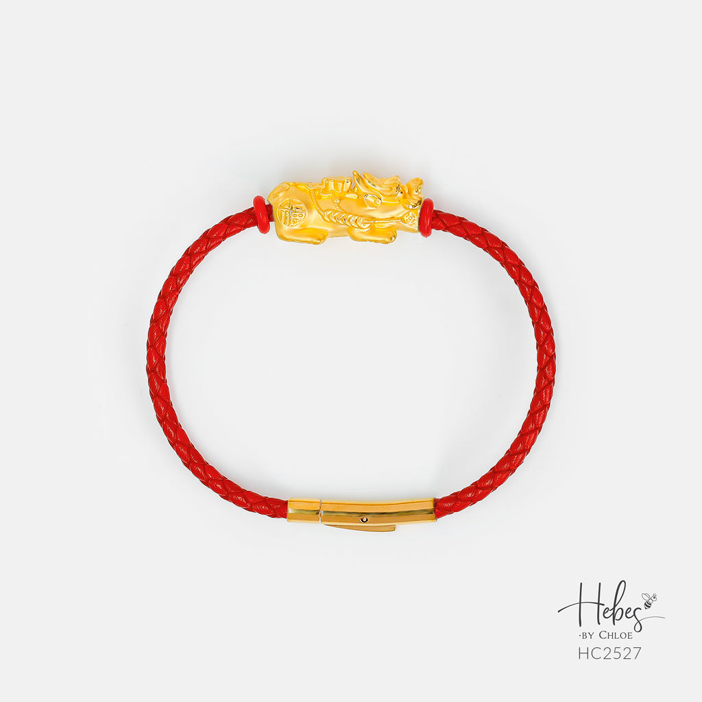 24K Gold Pixiu Healing Bracelet HC2527