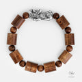 Vietnamese Bottle Groud Agarwood Pixiu Dragon Charm Bracelet HC2667