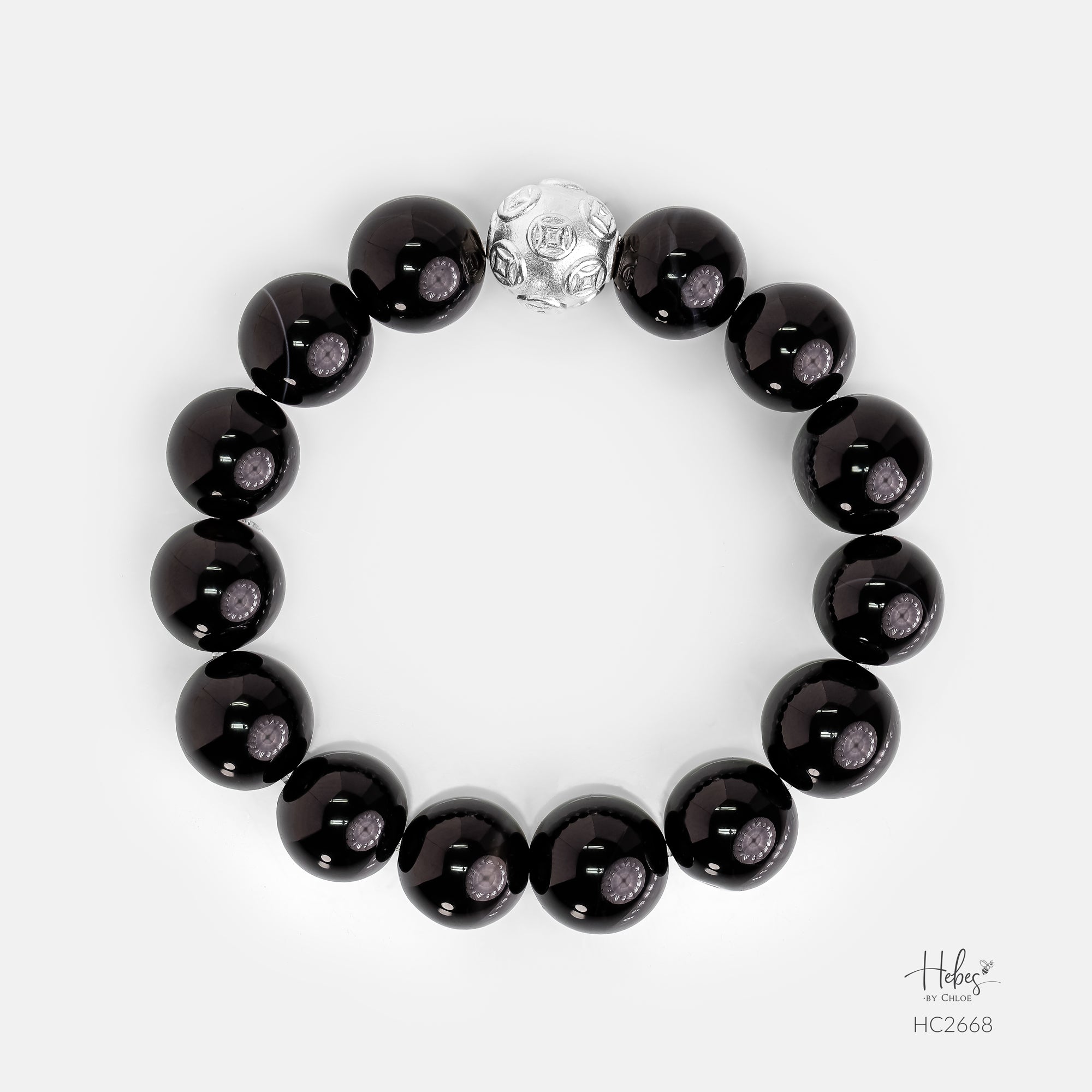 Hebes Black Quartz Bracelet HC2668