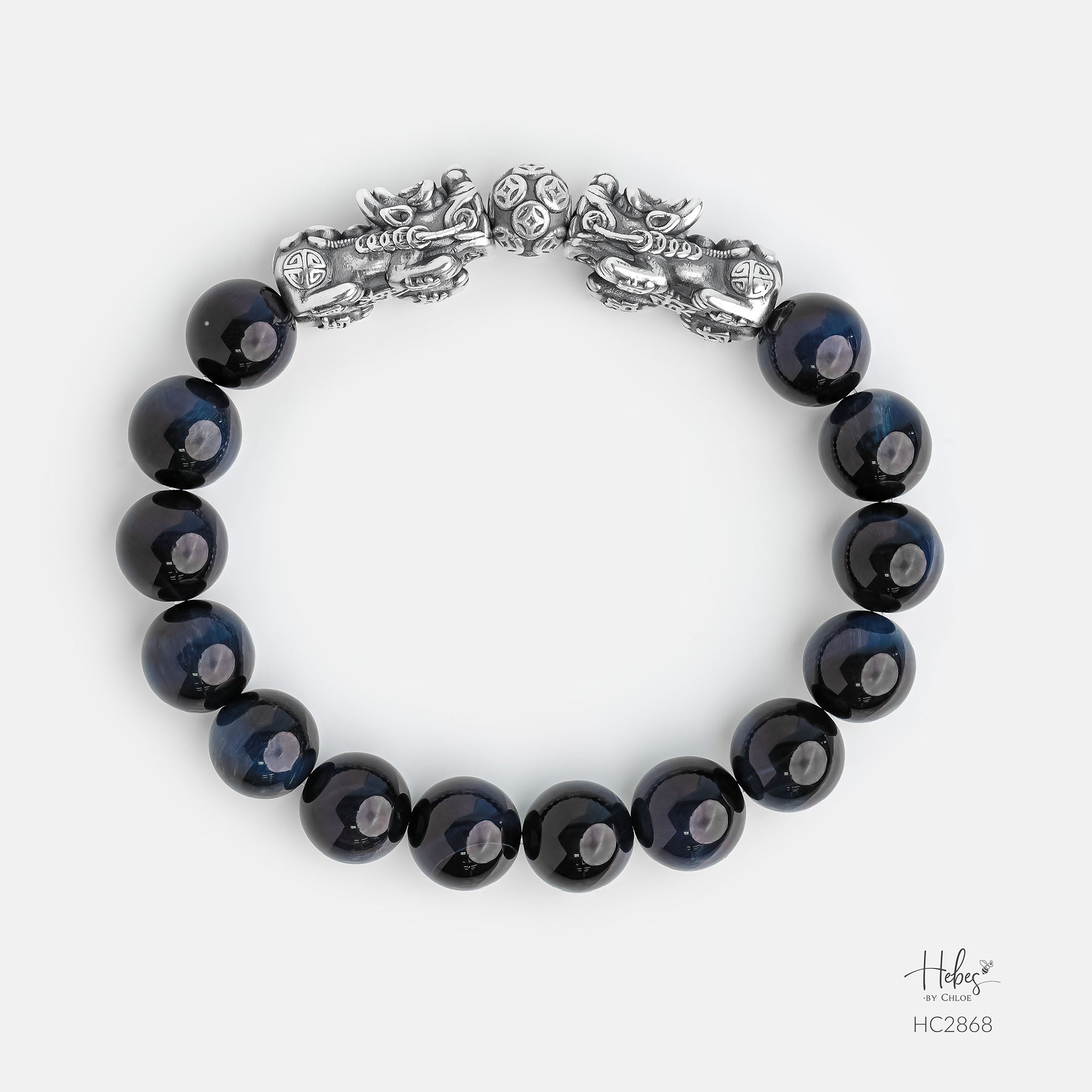 Hebes Blue Tiger Eye Bracelet HC2868