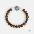 Vietnamese Agarwood Moonstone Flower Bracelet HC2888