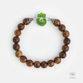 Vietnamese Agarwood Jade Fortune Pouch Bracelet HC2892