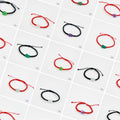 Lucky String Bracelets with Carved Stone