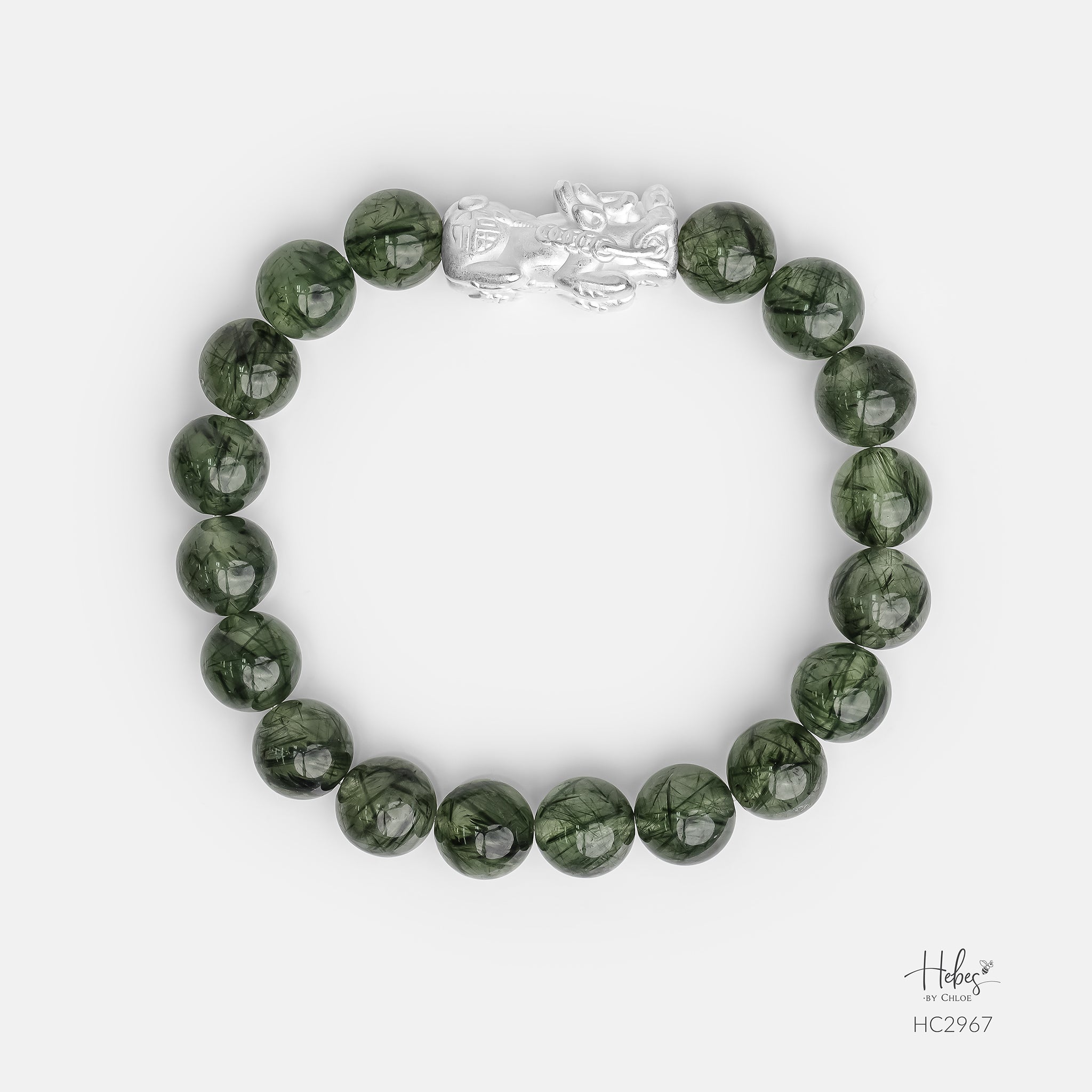 Hebes Green Rutilated Quartz Bracelet HC2967