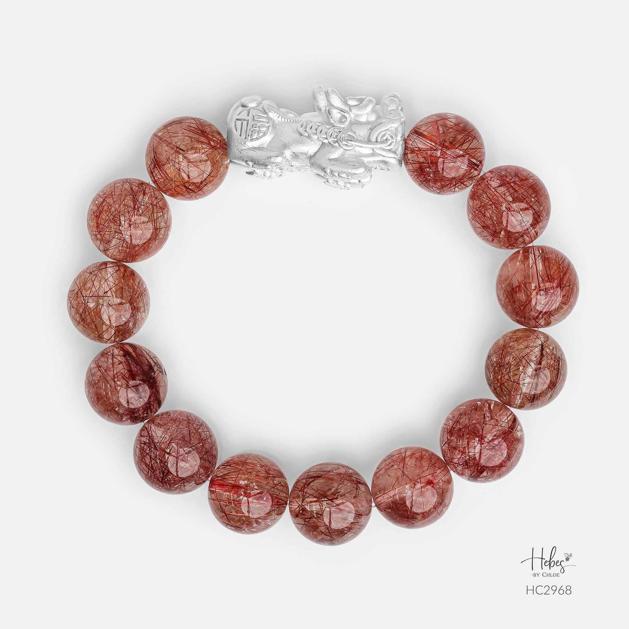 Hebes Red Rutilated Quartz Bracelet HC2968