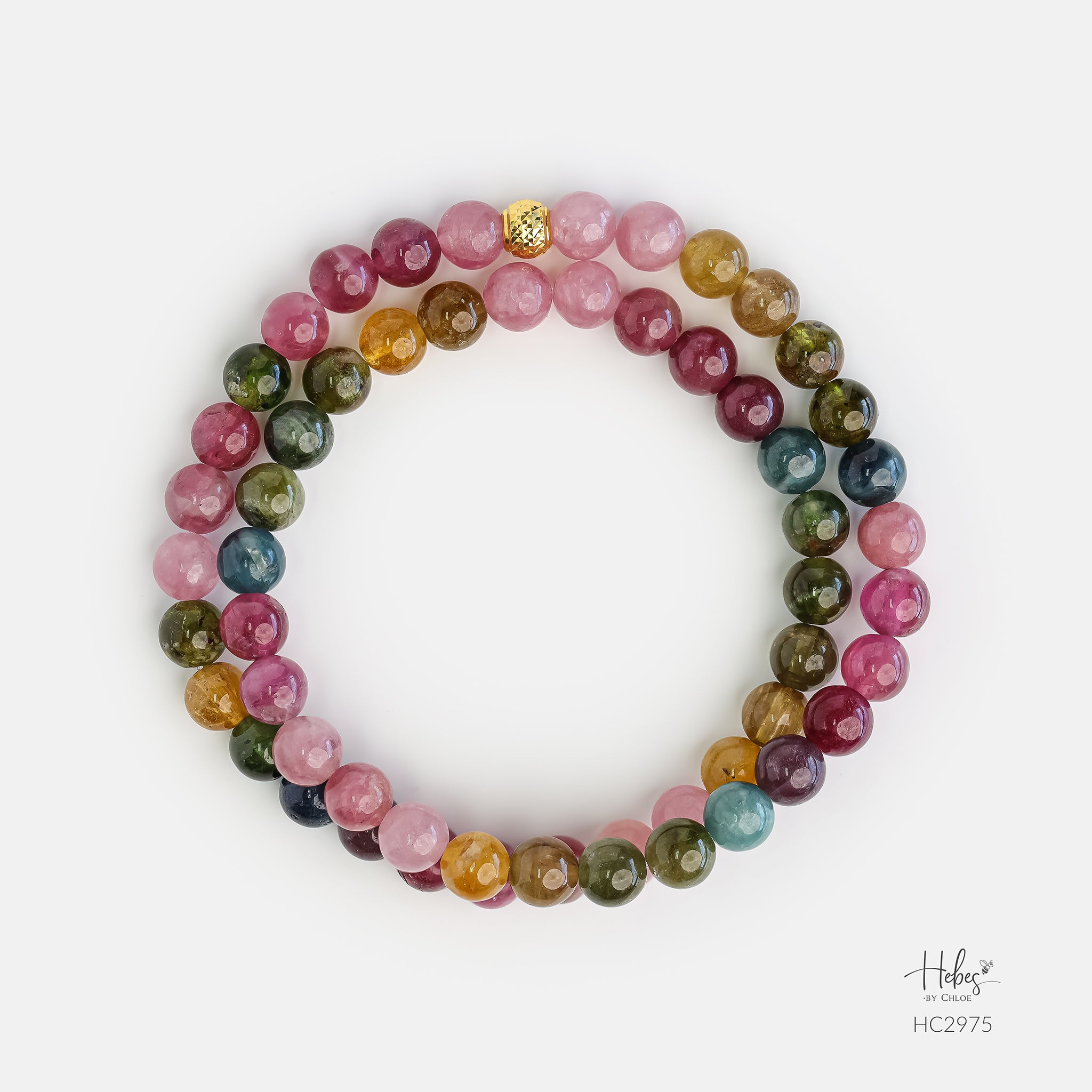 Stack Riches Moneyball Tourmaline healing bracelet HC2975