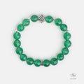 Everlasting Love Endless Knot Green Strawberry Healing Bracelet HC2984