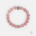 Everlasting Love Endless Knot Rose Quartz Healing Bracelet HC2986