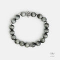 Everlasting Love Endless Knot Grey Tiger Eye Healing Bracelet HC2987