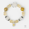 Hebes Gold Rutilated Quartz Bracelet HC3035