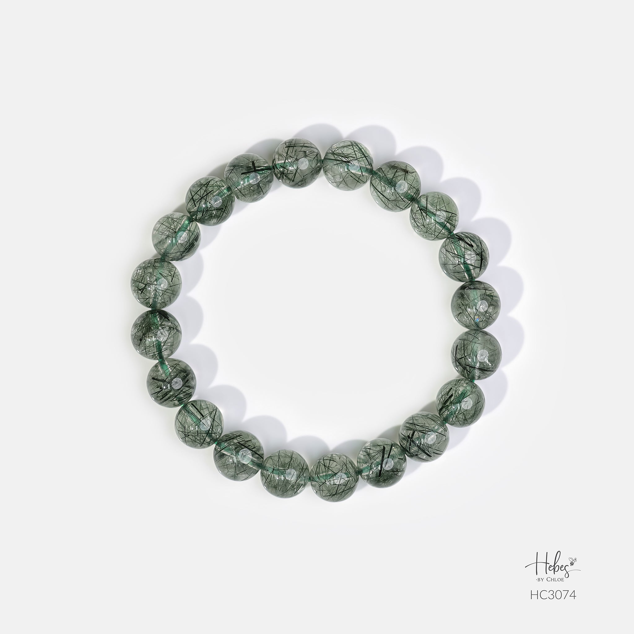 Hebes Green Rutilated Quartz Bracelet HC3074