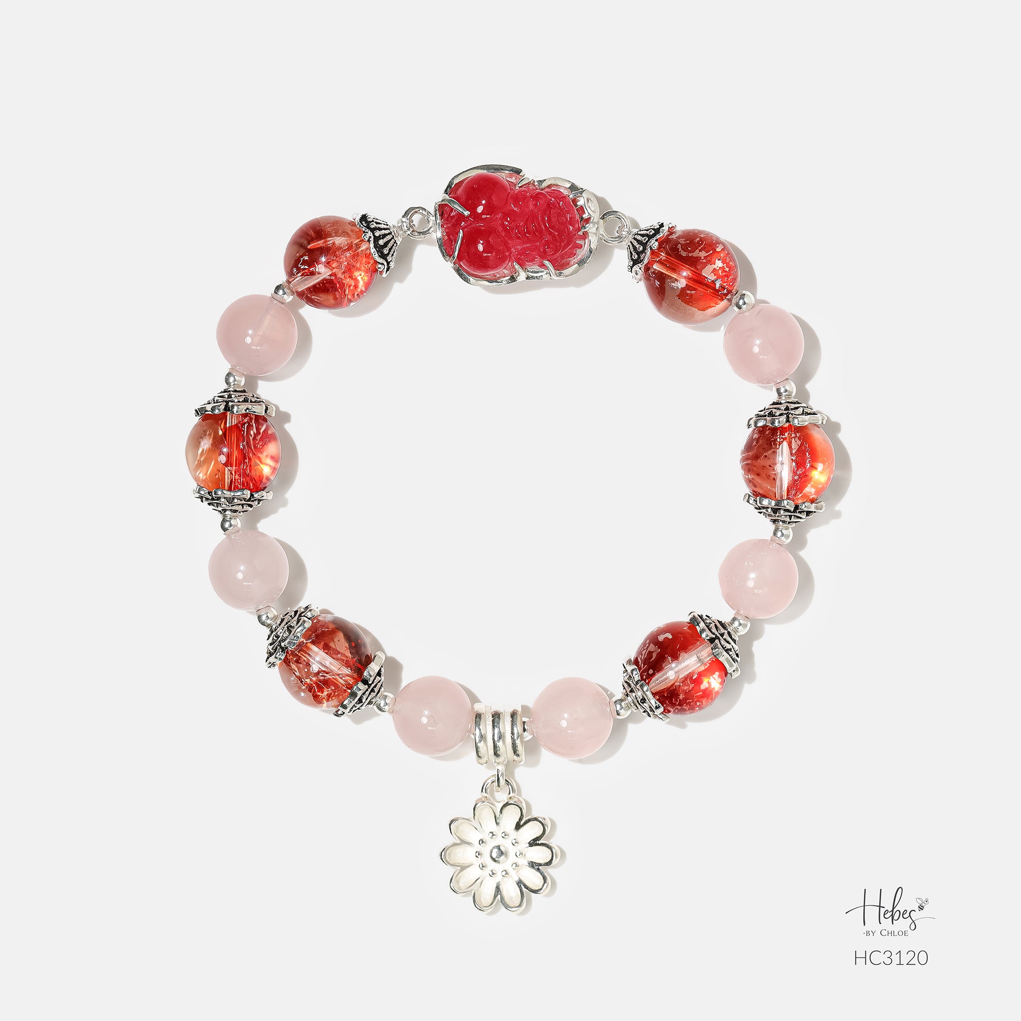 Hebes Rose Quartz Bracelet HC3120