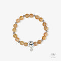 Hebes Gold Vermeil Brown Rutilated Quartz Bracelet HC3128