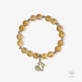 Hebes Gold Vermeil Brown Rutilated Quartz Bracelet HC3130