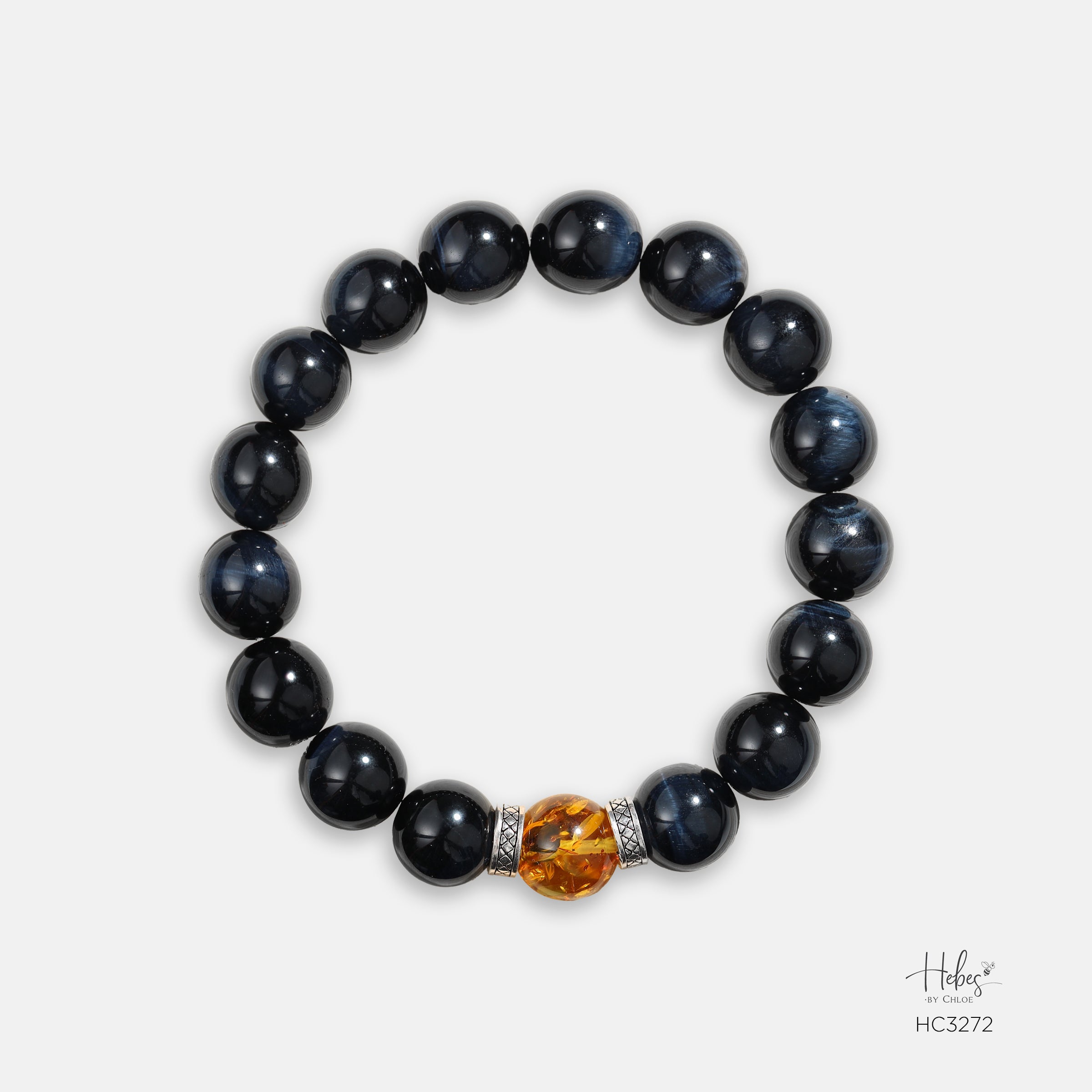 Hebes Blue Tiger Eye Bracelet HC3272