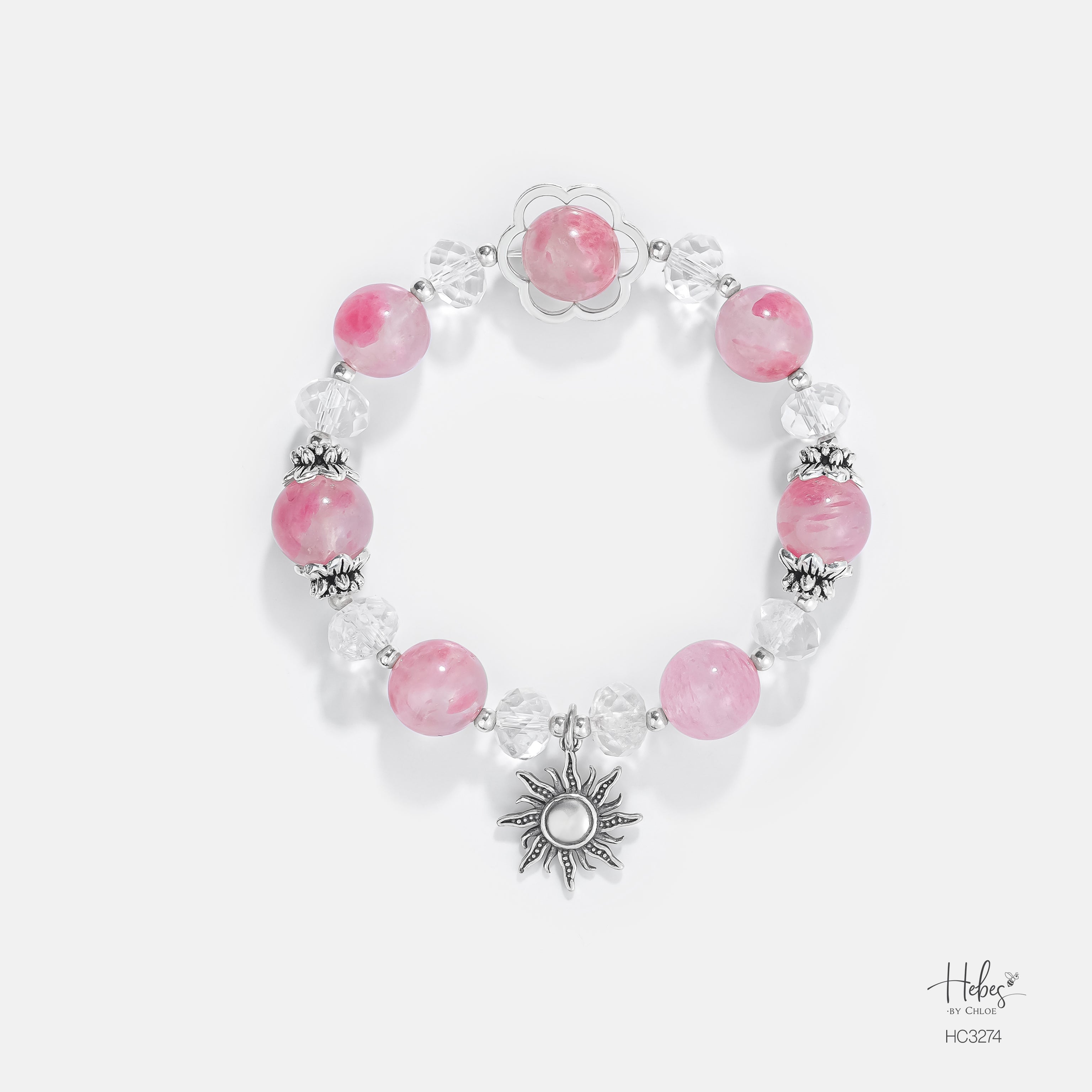 The Oasis Blooming Rhodonite Bracelet