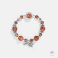The Oasis Desert Dawn Red Rutilated Quartz Bracelet