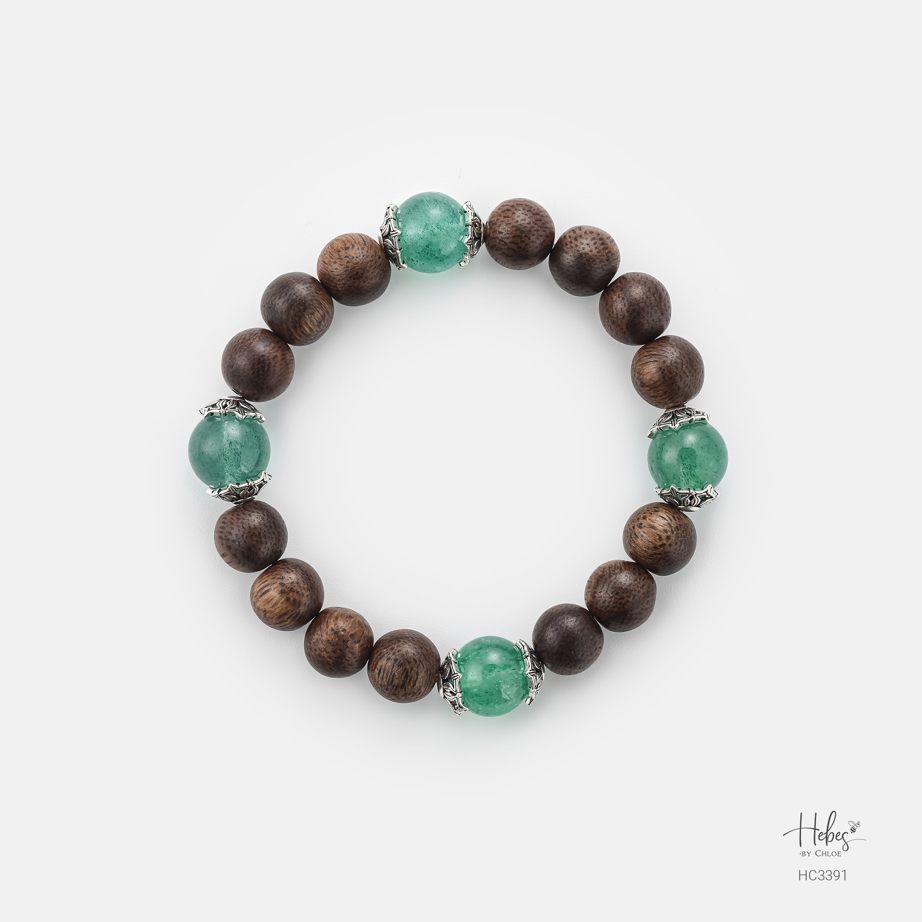 Vietnamese Agarwood Jade Bracelet HC3391
