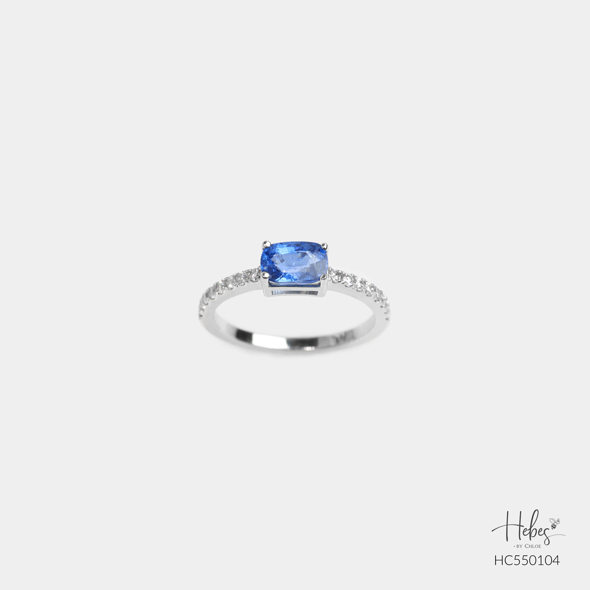 Sapphire 14K Gold Diamond Ring HC550104
