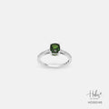 Green Tourmaline 14K Gold Diamond Ring HC550145