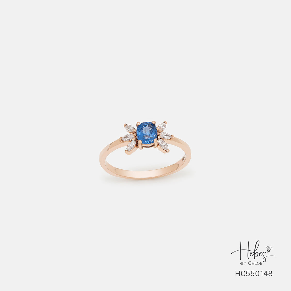 Sapphire 14K Gold Diamond Ring  HC550148