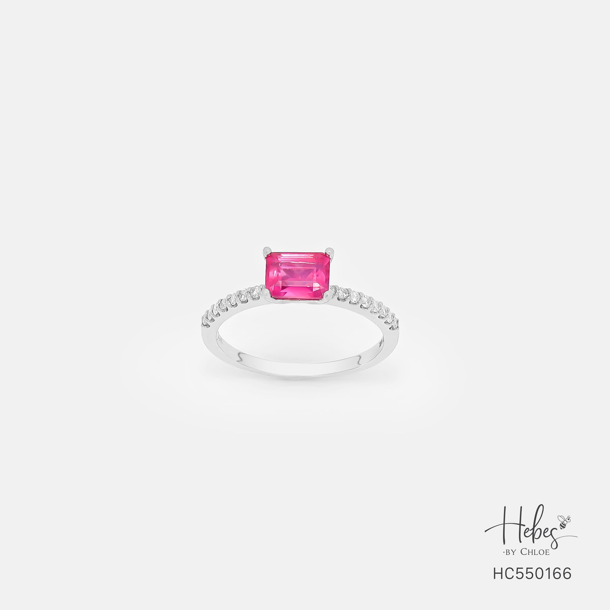 Ruby 14K Gold Diamond Ring HC550166