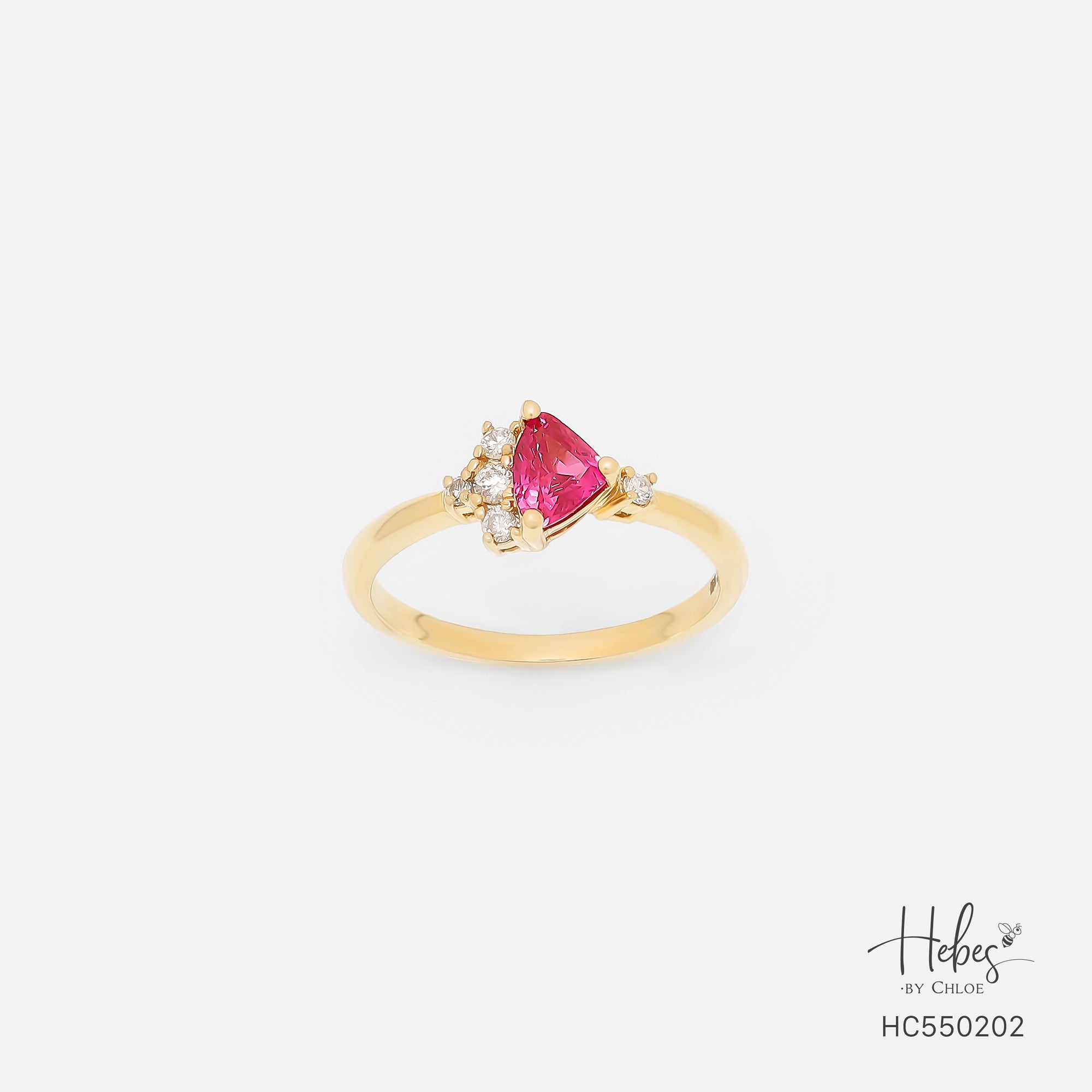 Ruby 14K Gold Diamond Ring HC550202
