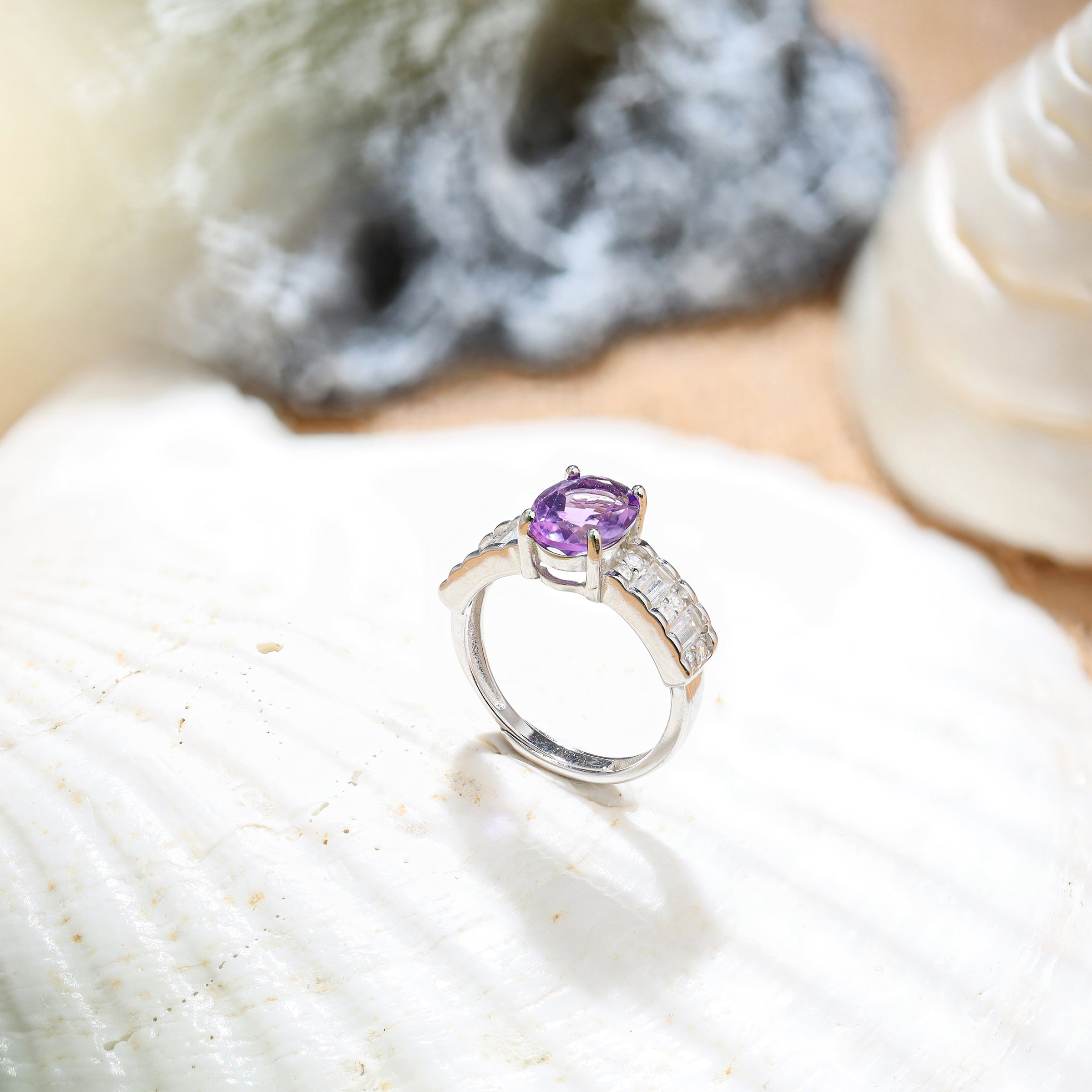 Hebes Amethyst Ring HC90011L