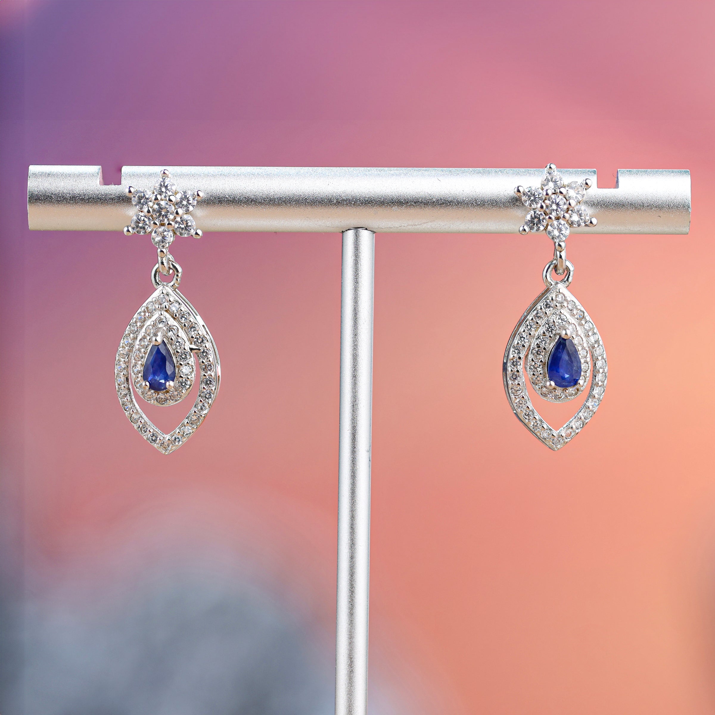 Hebes Blue Sapphire Earring HC90022L