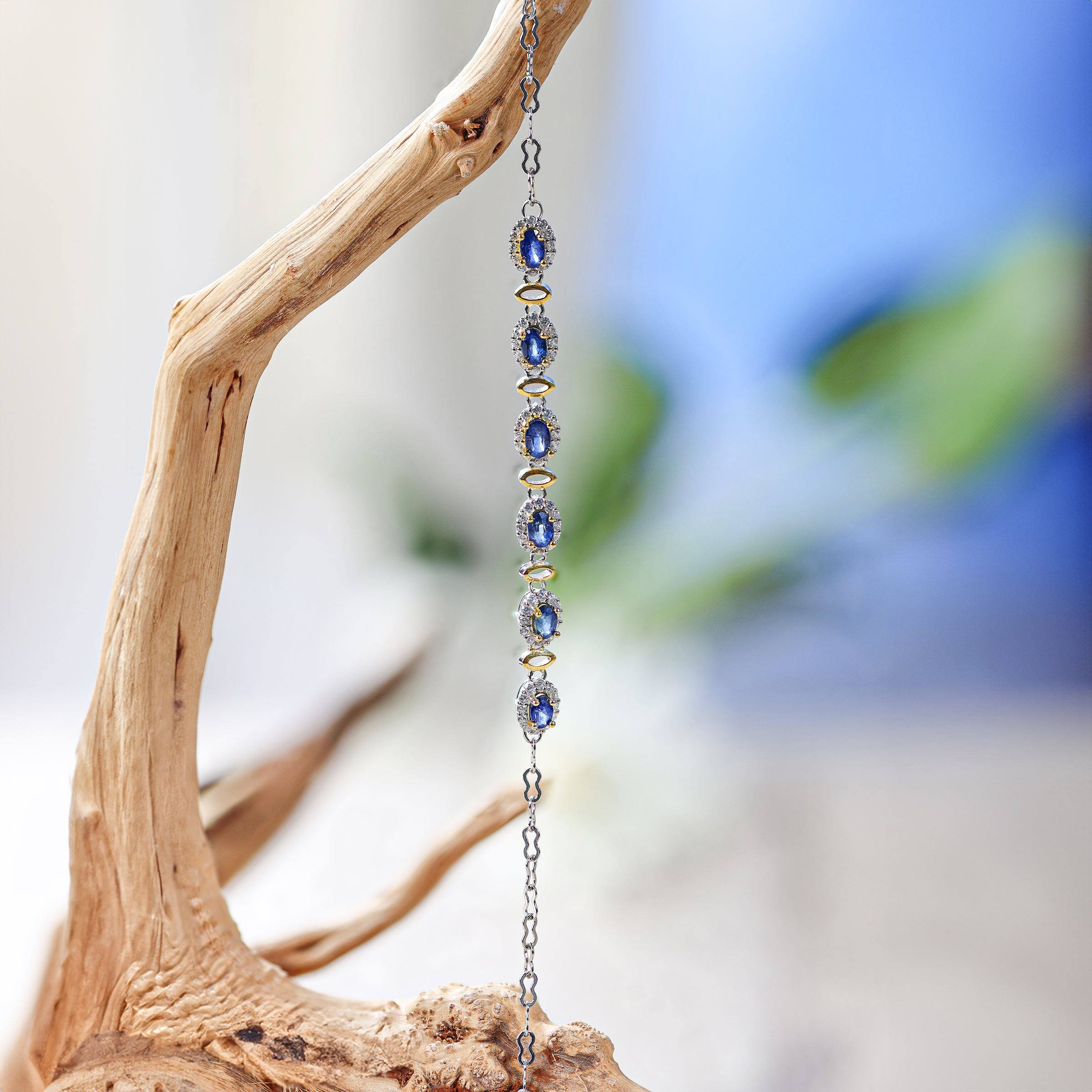 Hebes Blue Sapphire Bracelet HC90047L