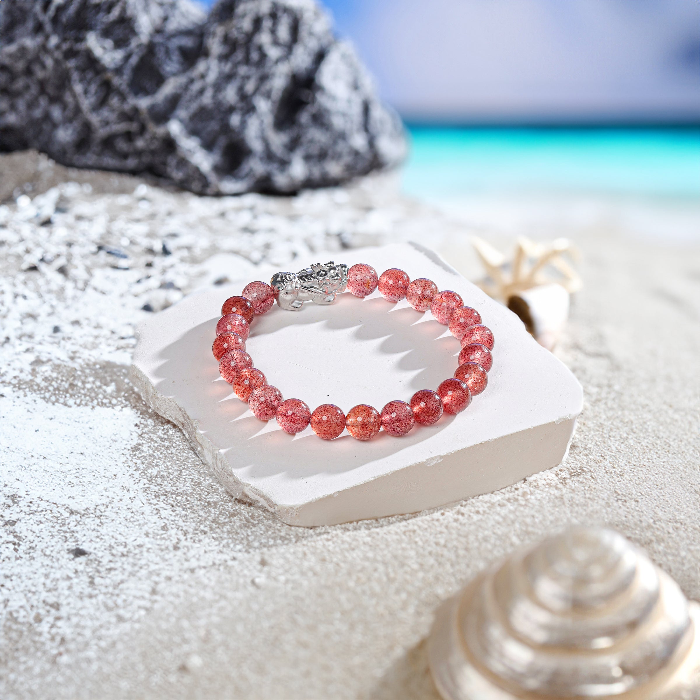 Hebes Strawberry Quartz Bracelet HC90167L